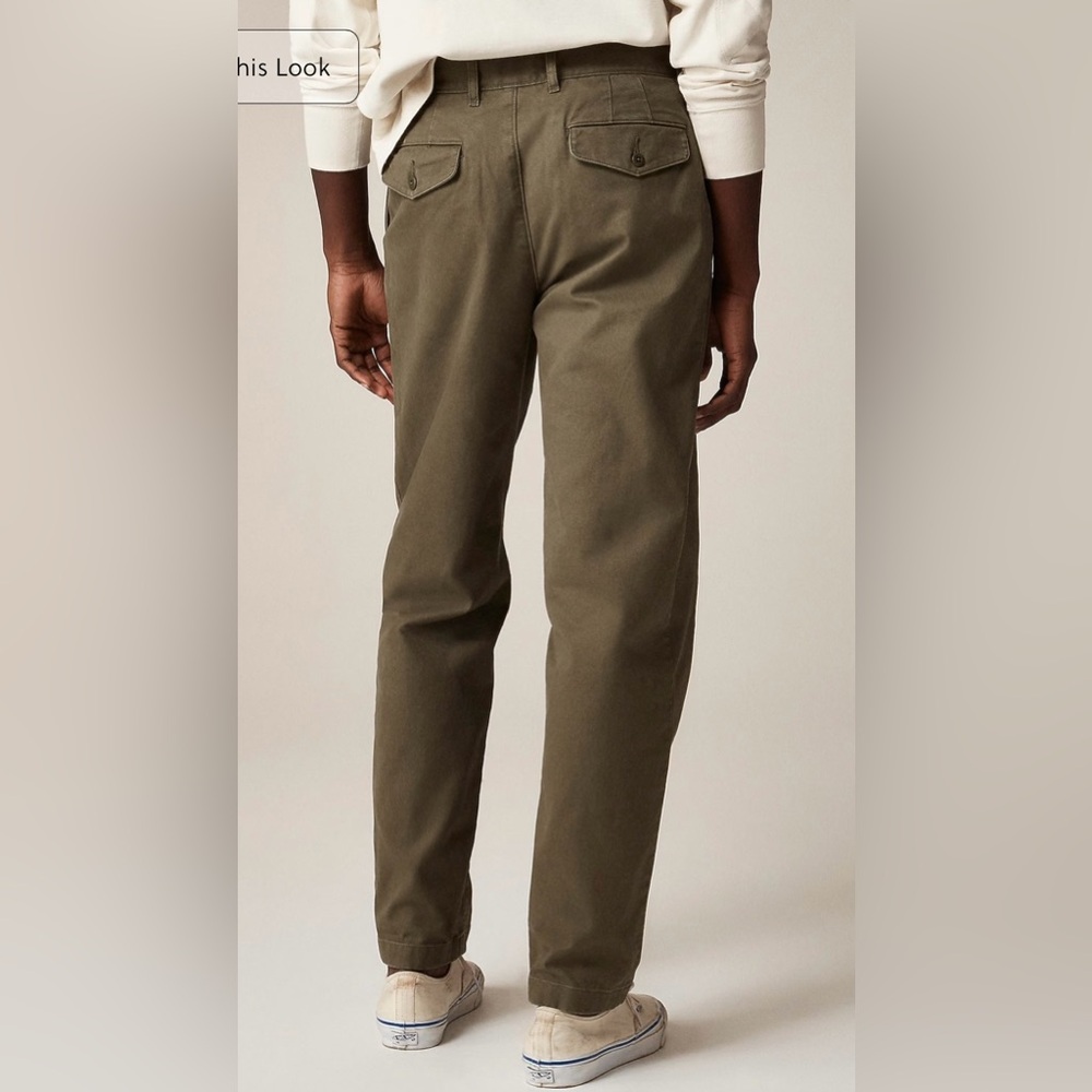 J.Crew Classic chino pant in dill - Picture 2 of 11